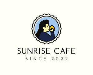 Girl Cup Cafe logo design