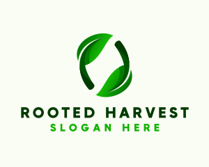 3D Leaf Gardening  logo design