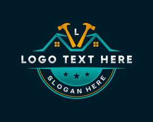 Carpentry Hammer Handyman logo design