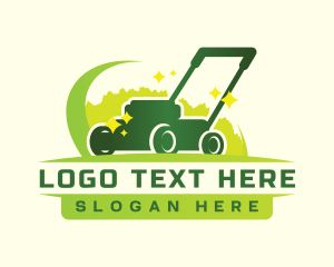 Lawn Mower Landscaping logo