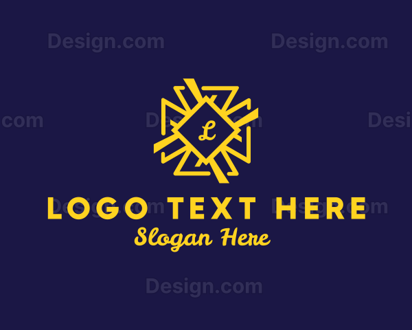 Decorative Cross Jewelry Boutique Logo