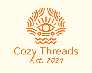 Tribal Eye Pattern  logo design