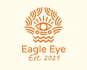 Tribal Eye Pattern  logo design