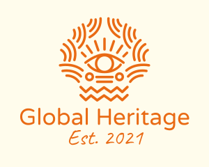 Tribal Eye Pattern  logo