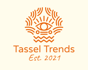 Tribal Eye Pattern  logo design