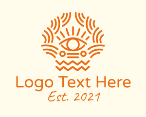 Pattern - Tribal Eye Pattern logo design