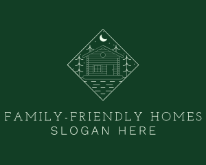 Night Cabin Residence logo design