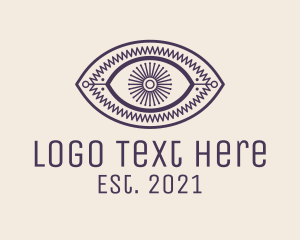 Aesthetic Tarot Eye logo