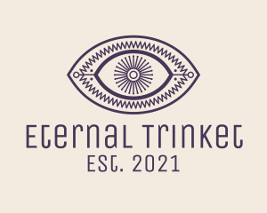 Aesthetic Tarot Eye logo