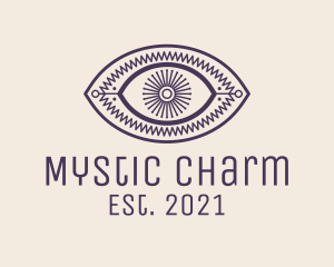 Aesthetic Tarot Eye logo