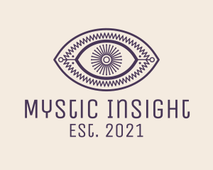 Aesthetic Tarot Eye logo