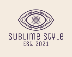 Aesthetic Tarot Eye logo