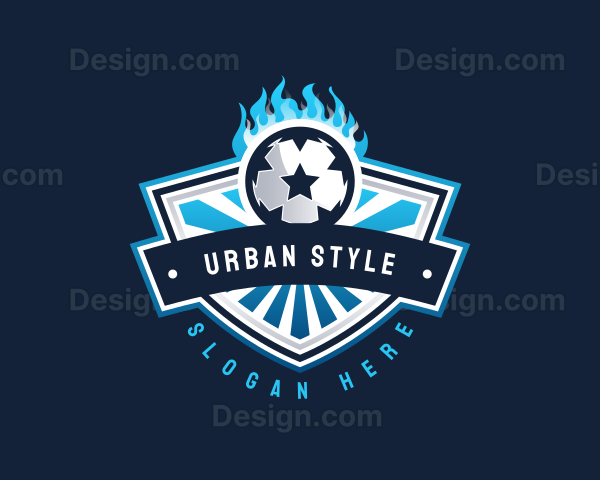 Soccer Football Star Logo