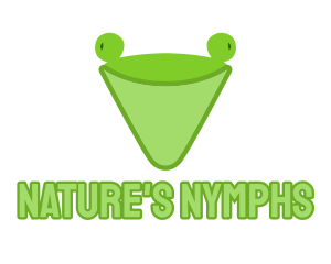 Abstract Green Frog Cone logo