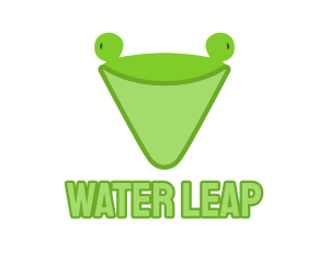 Abstract Green Frog Cone logo