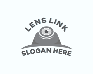 Detective Lens Hat logo design