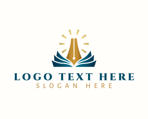 Contract - Writer Book Pen logo design