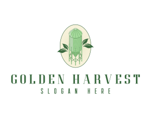 Agriculture Silo Farm logo design