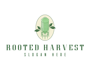 Agriculture Silo Farm logo design