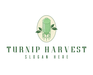 Agriculture Silo Farm logo design