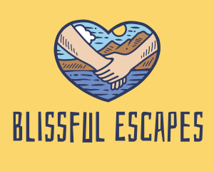 Couple Beach Vacation logo