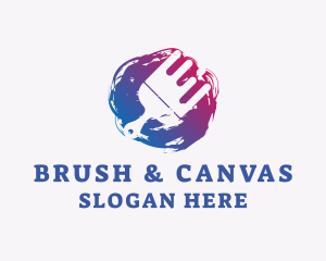 Renovation Paint Brush  logo