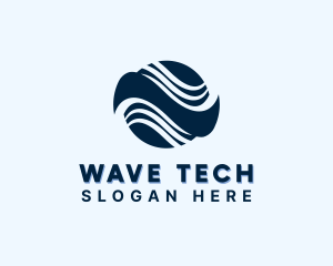 Waves Science Laboratory logo design