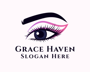 Glamorous Eye Makeup Logo