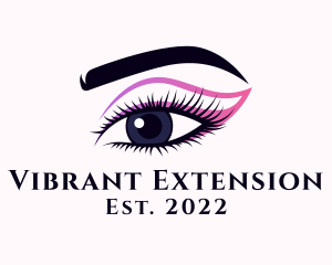 Glamorous Eye Makeup logo design