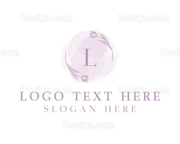 Beauty Floral Watercolor Logo