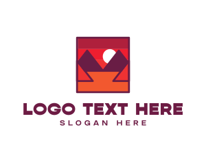 Red Desert Mountain Image logo