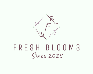 Diamond Vine Flower Boutique  logo design