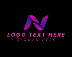 Creative Media  Startup Letter N logo design