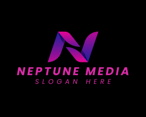 Creative Media  Startup Letter N logo design