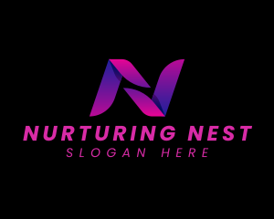 Creative Media  Startup Letter N logo design