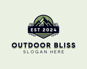 Mountain Camping Summit logo design