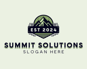 Mountain Camping Summit logo design