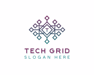 Tech Circuit Programming logo design