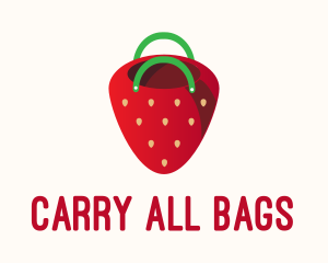 Cute Strawberry Bag  logo