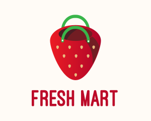 Cute Strawberry Bag  logo
