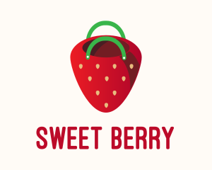 Cute Strawberry Bag  logo