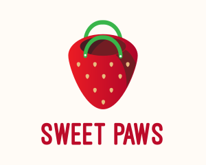 Cute Strawberry Bag  logo