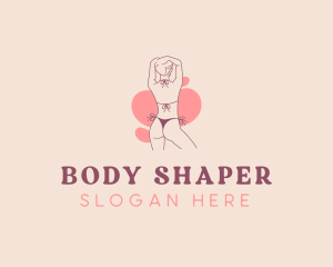 Woman Body Bikini logo design