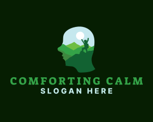 Outdoor Hiking Wellness logo design