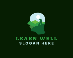 Outdoor Hiking Wellness logo design