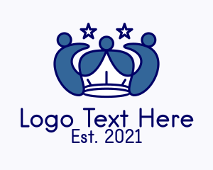 People Crown Community logo design