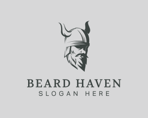 Viking Beard Man logo