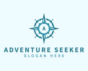 Adventure Compass Navigation logo design