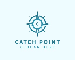 Adventure Compass Navigation logo design