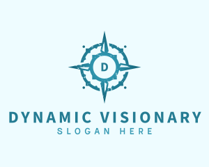 Adventure Compass Navigation logo design